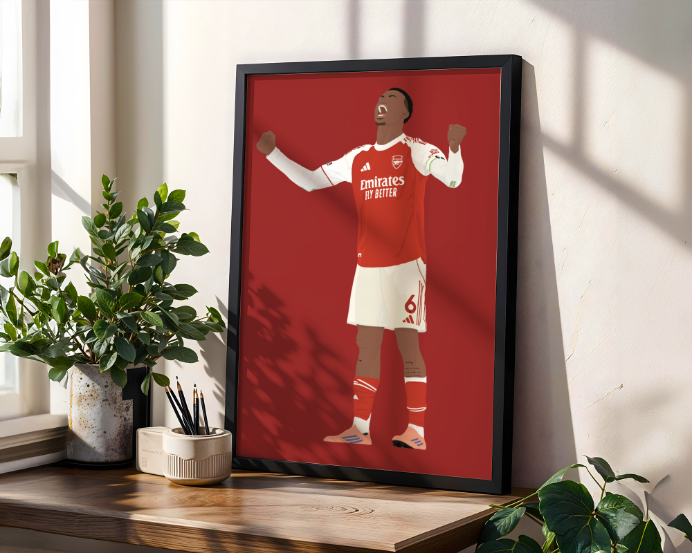 Gabriel Art Print - Hand-Drawn Football Wall Art