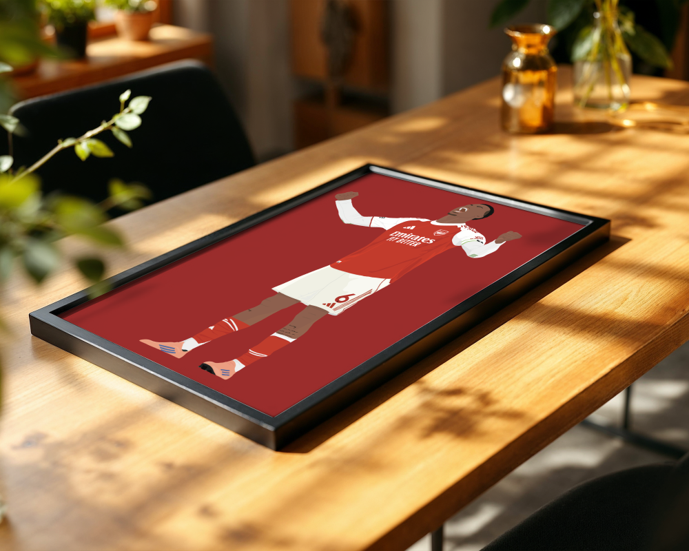 Gabriel Art Print - Hand-Drawn Football Wall Art