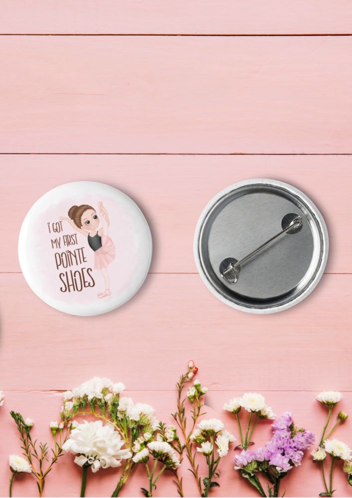 My First Pointe Shoes Ballet Set - Greeting Card + Pin