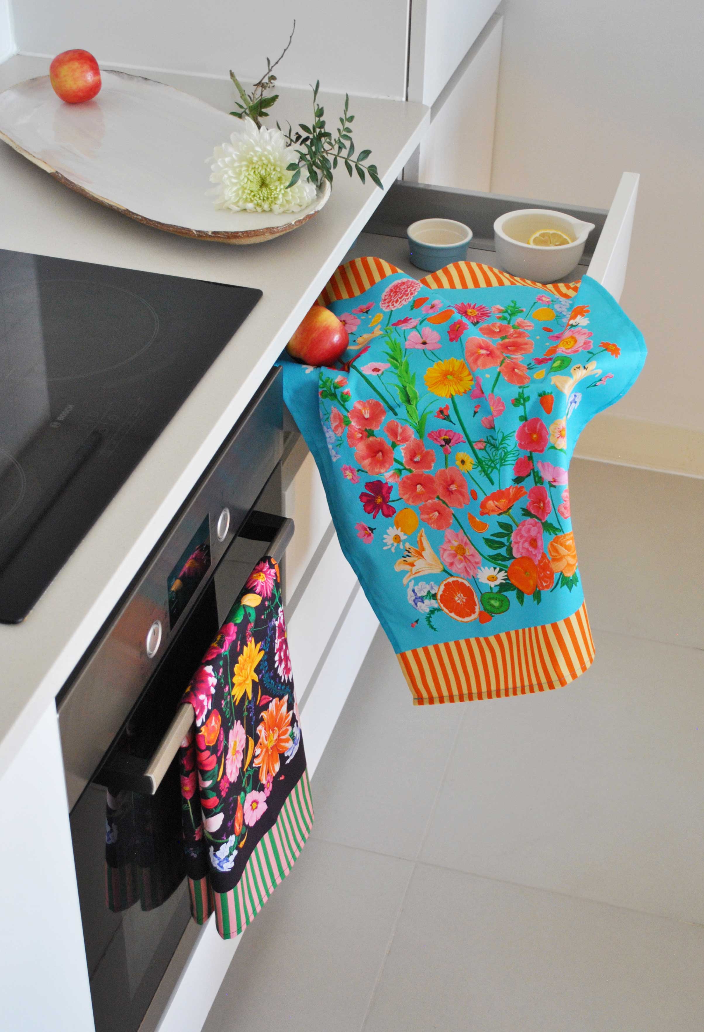 Bubblegum Blue Tea Towel